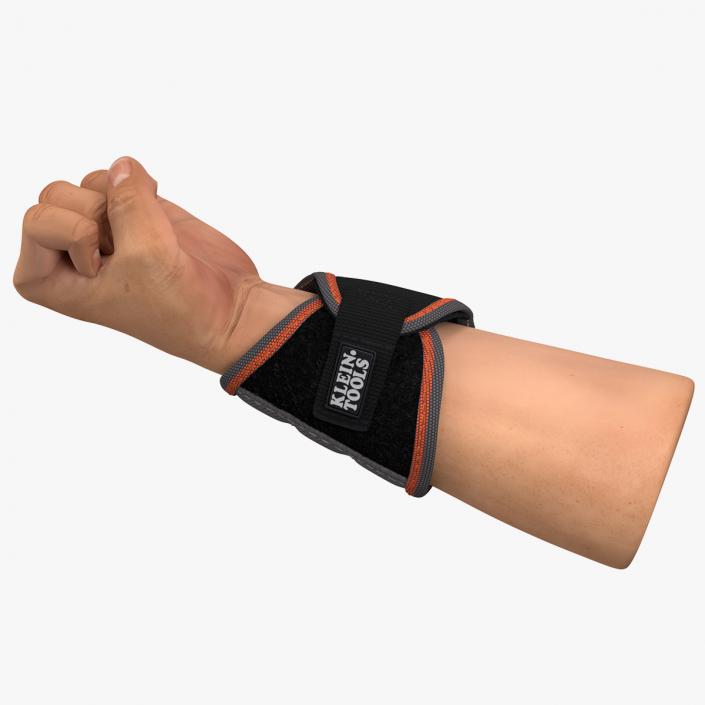 3D Magnetic Wristband on Human Arm