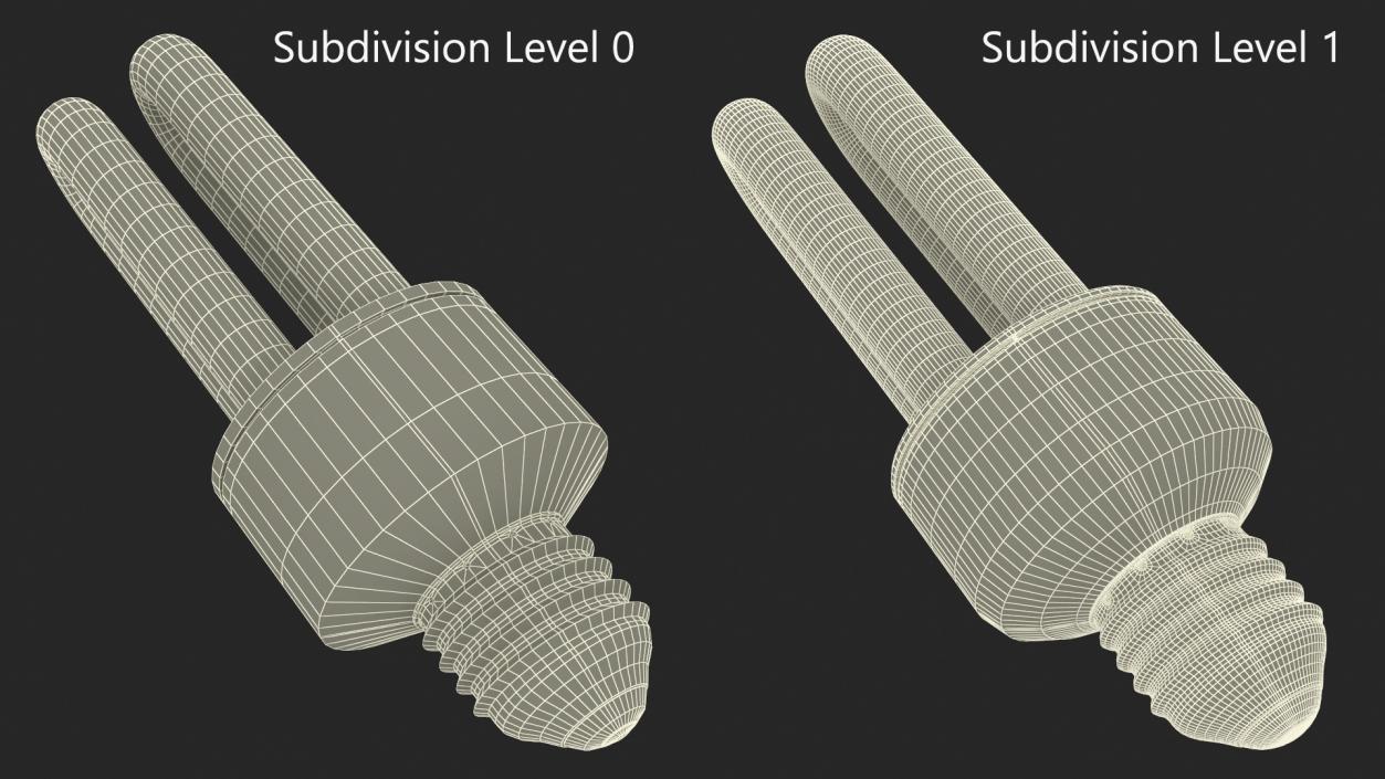 3D Energy Saving Bulb model