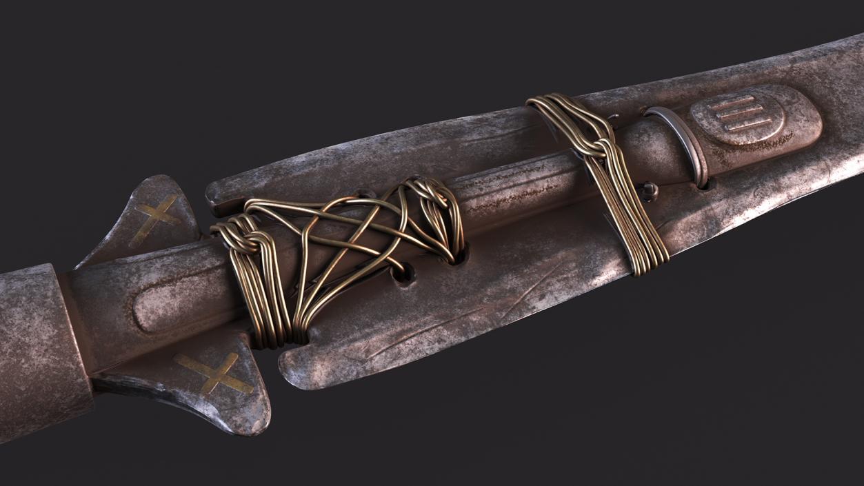 Ancient Roman Spear 3D model