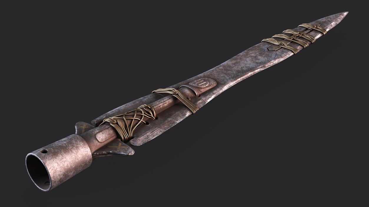 Ancient Roman Spear 3D model