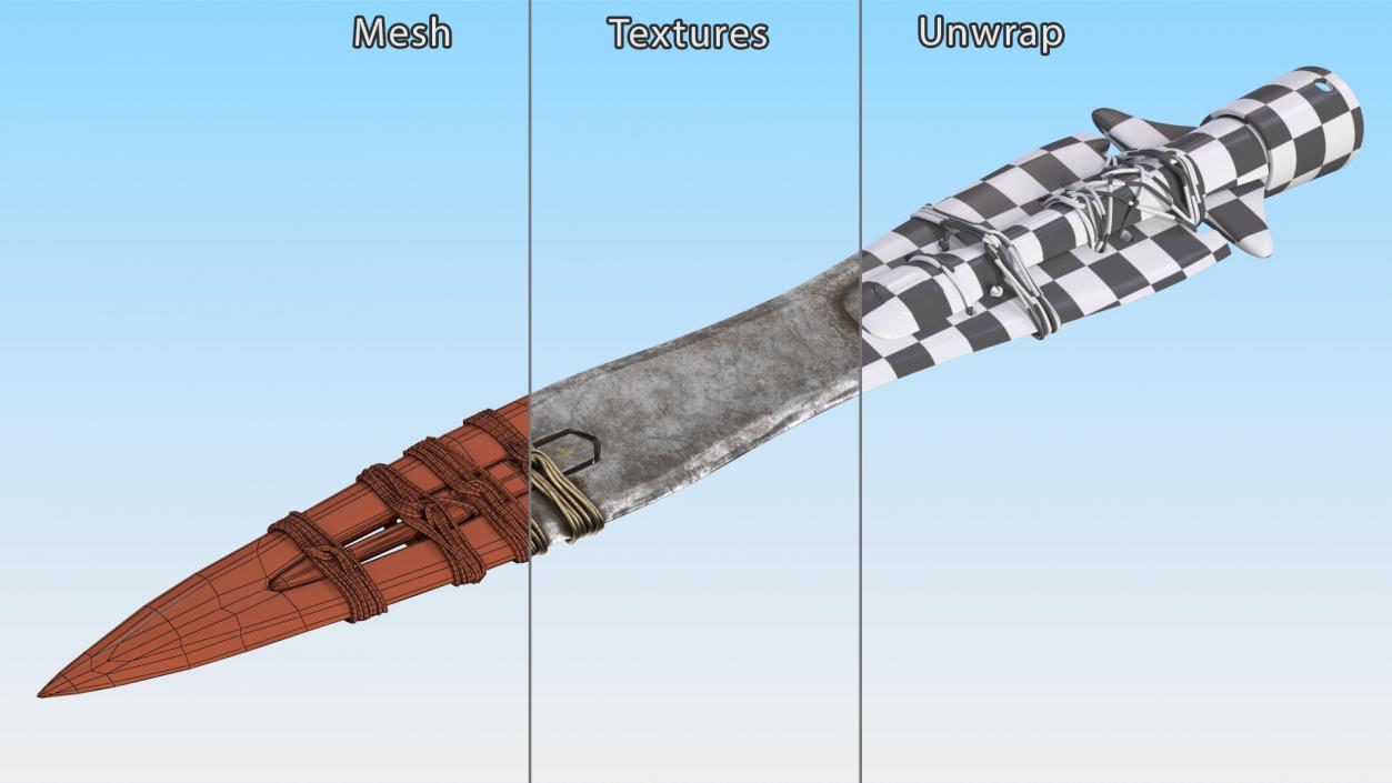 Ancient Roman Spear 3D model