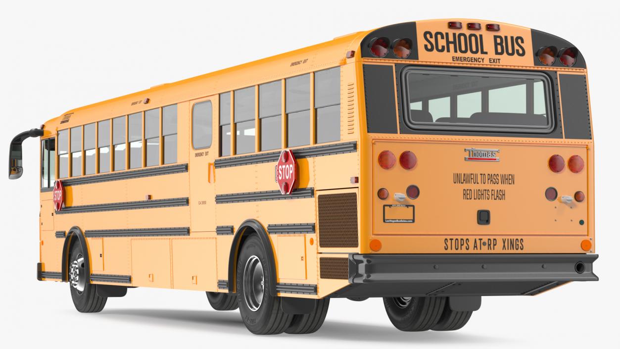 Thomas Saf T Liner School Bus 3D model