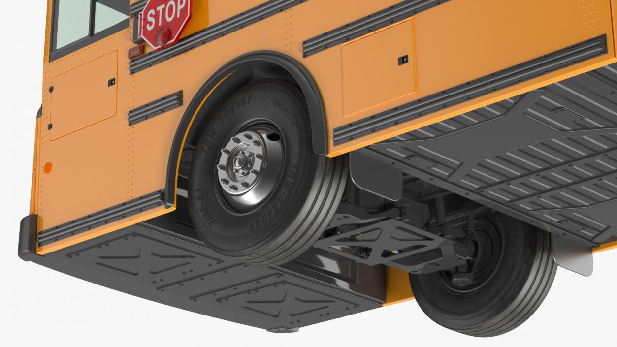 Thomas Saf T Liner School Bus 3D model