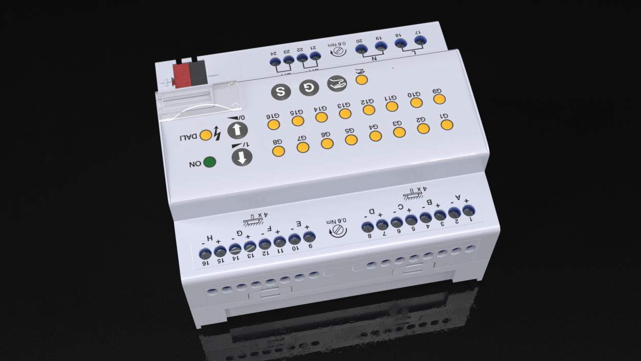 3D DALI Light Controller 8-Fold model