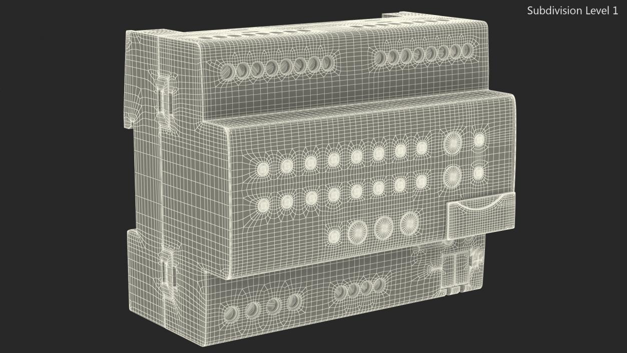 3D DALI Light Controller 8-Fold model