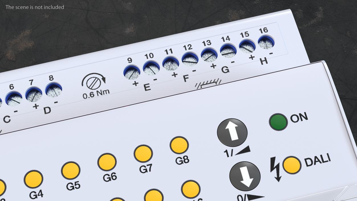 3D DALI Light Controller 8-Fold model