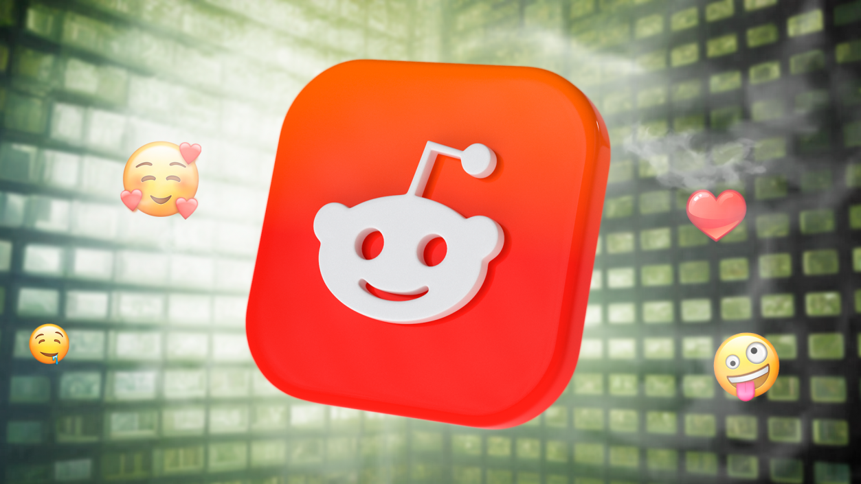 Reddit Social Media Icon 3D model