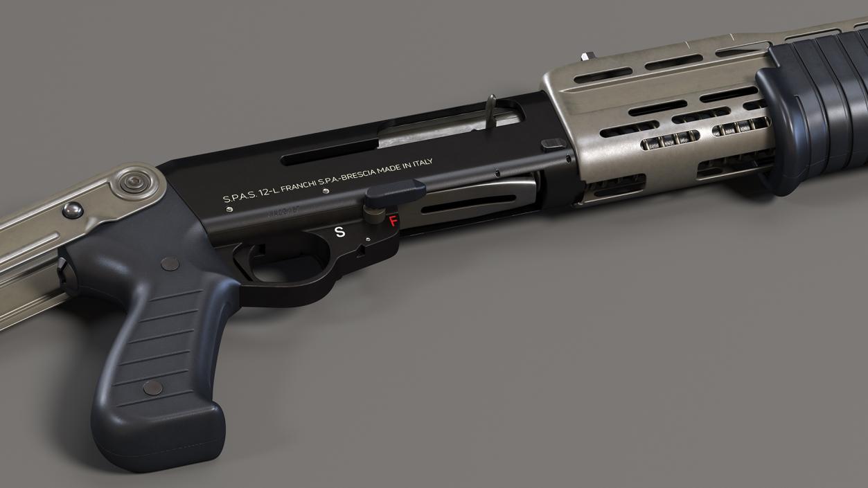 3D model Combat Shotgun Franchi SPAS 12