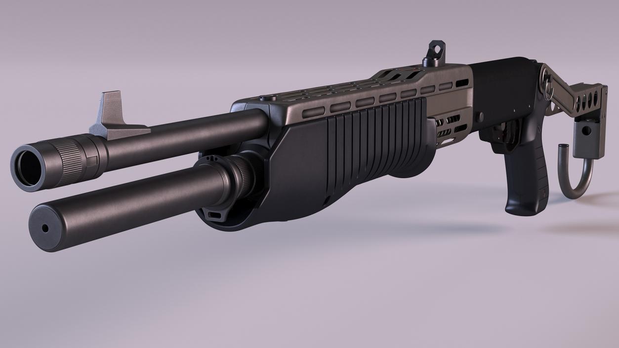 3D model Combat Shotgun Franchi SPAS 12