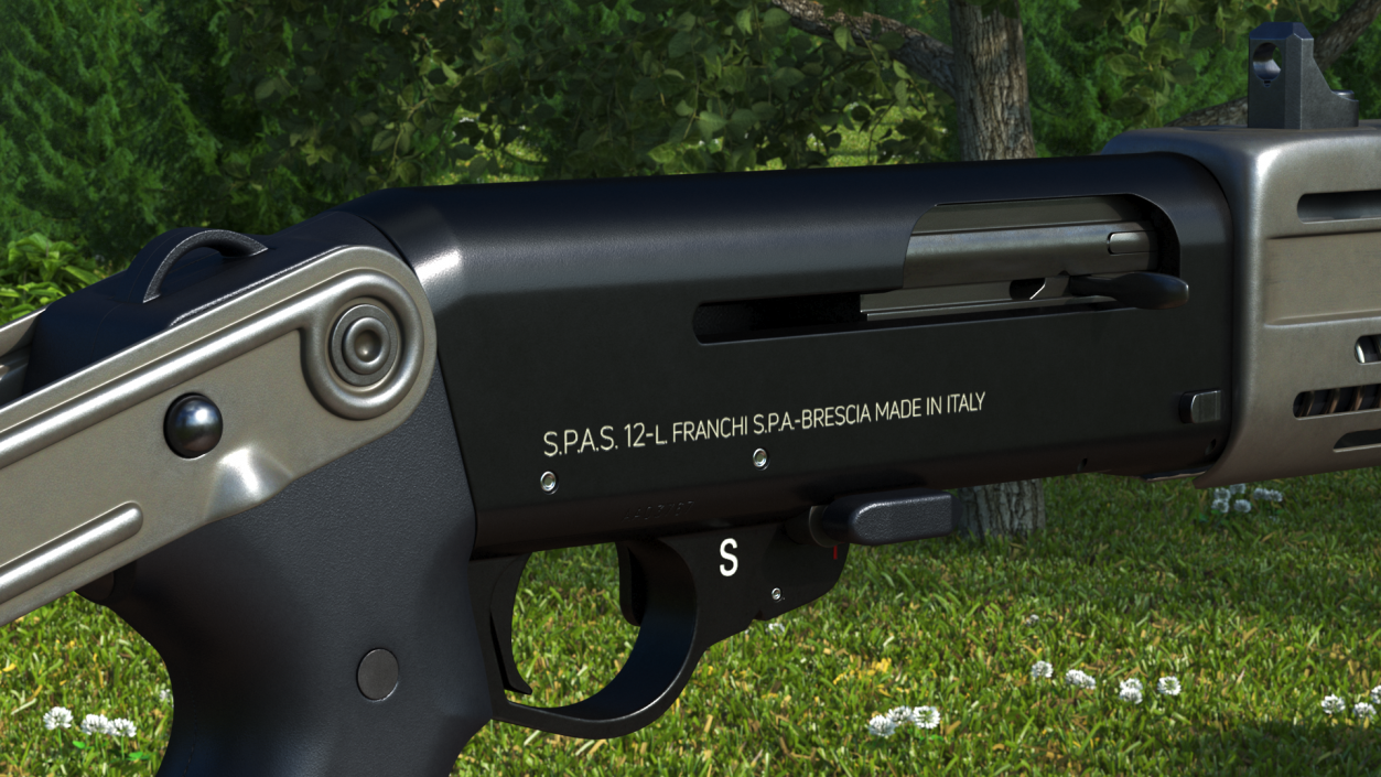 3D model Combat Shotgun Franchi SPAS 12