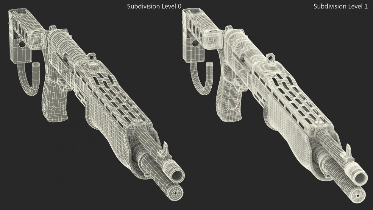 3D model Combat Shotgun Franchi SPAS 12