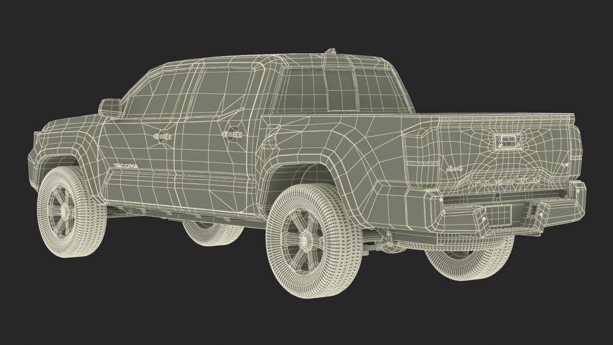 3D model Toyota Tacoma Pickup 2016