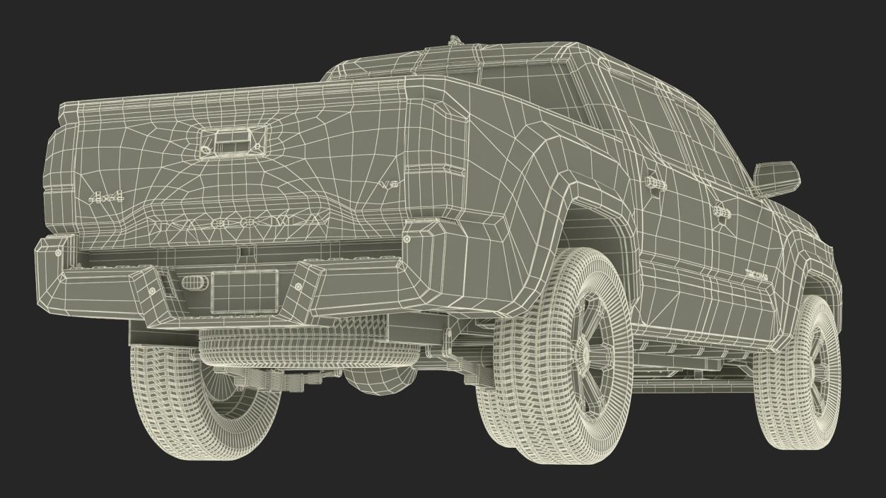 3D model Toyota Tacoma Pickup 2016