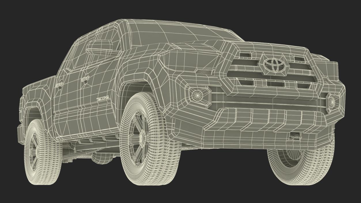 3D model Toyota Tacoma Pickup 2016