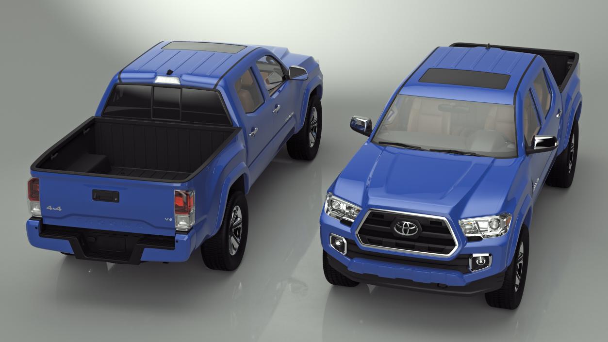 3D model Toyota Tacoma Pickup 2016