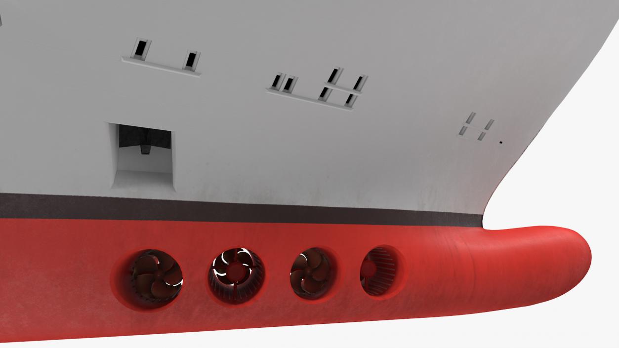 3D Cruise Ship Simple Details