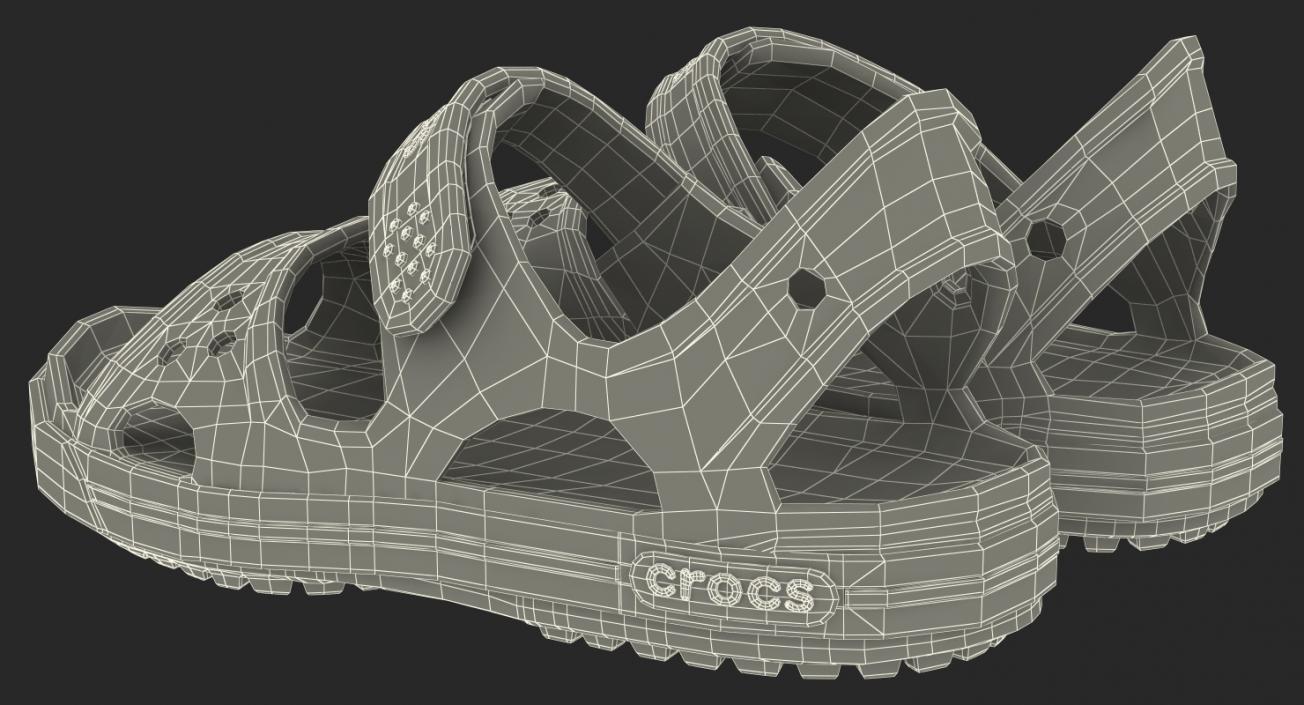 3D model Crocs Unisex Kids Sandals