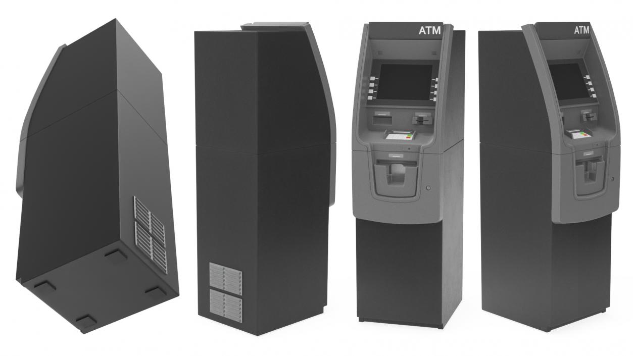 3D Bank ATM Cash Machine