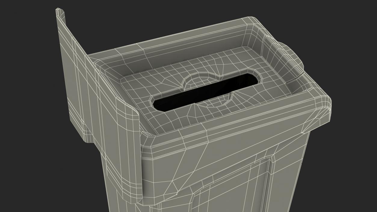 3D model Paper Waste Recycling Bin