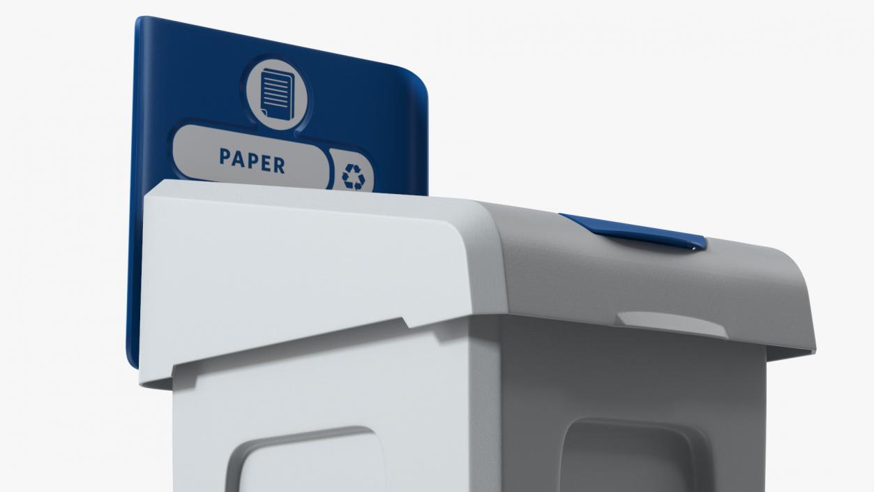 3D model Paper Waste Recycling Bin