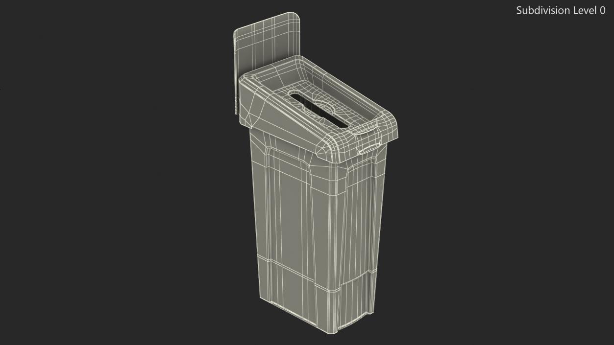 3D model Paper Waste Recycling Bin