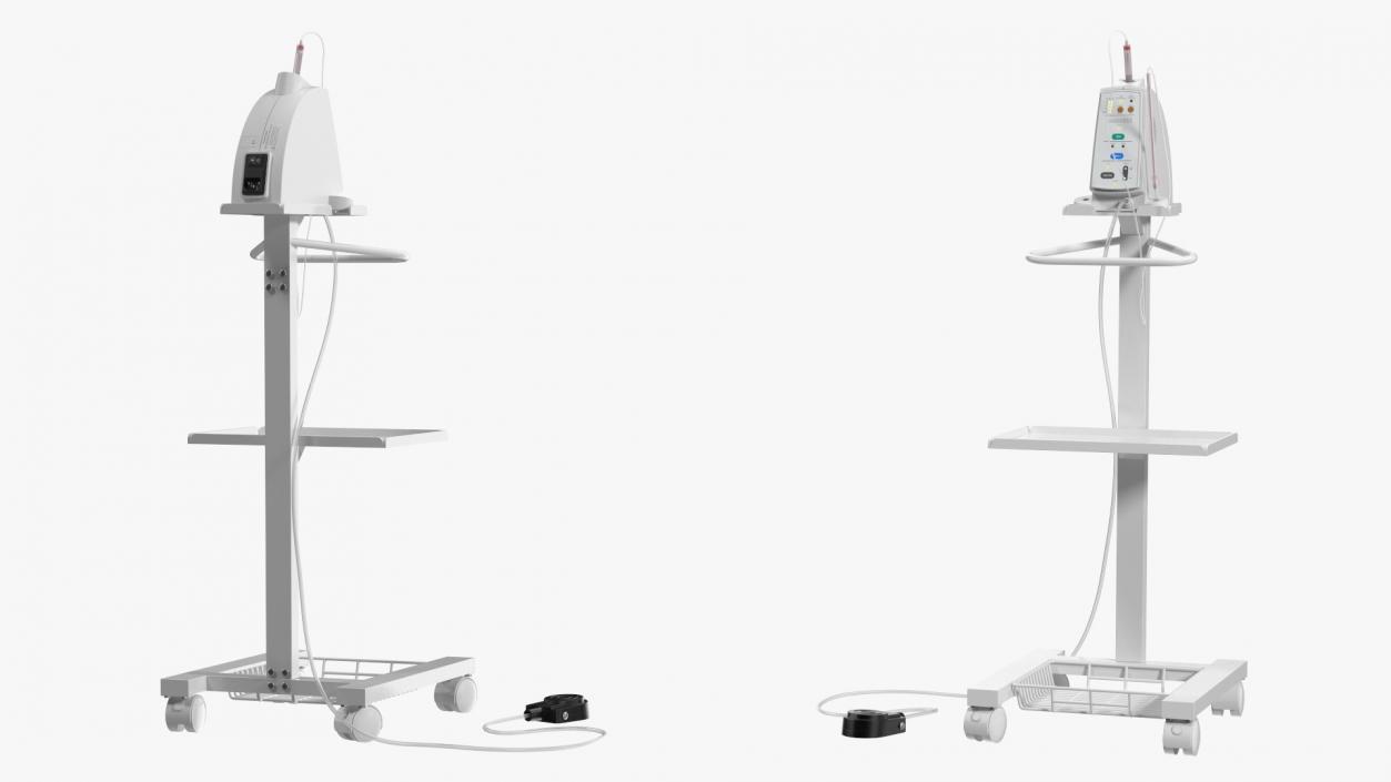 Dental Anesthesia System on Cart 3D