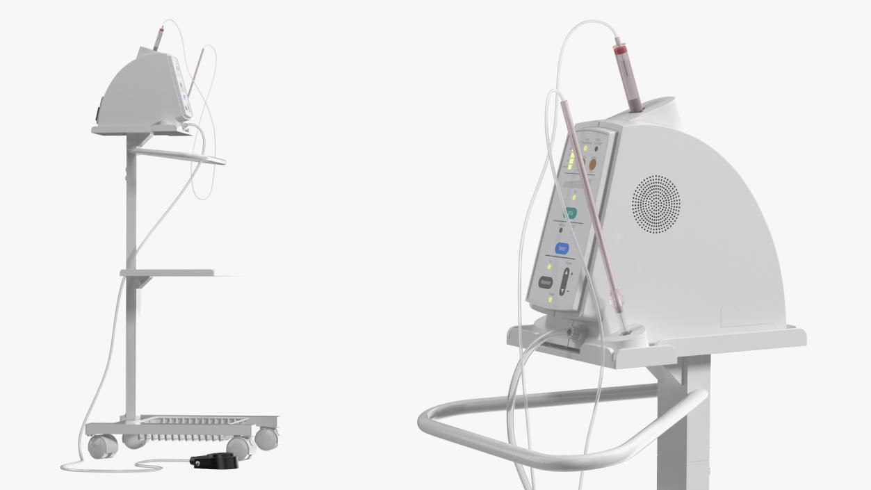 Dental Anesthesia System on Cart 3D