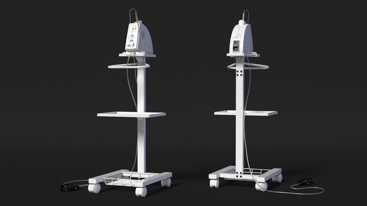 Dental Anesthesia System on Cart 3D