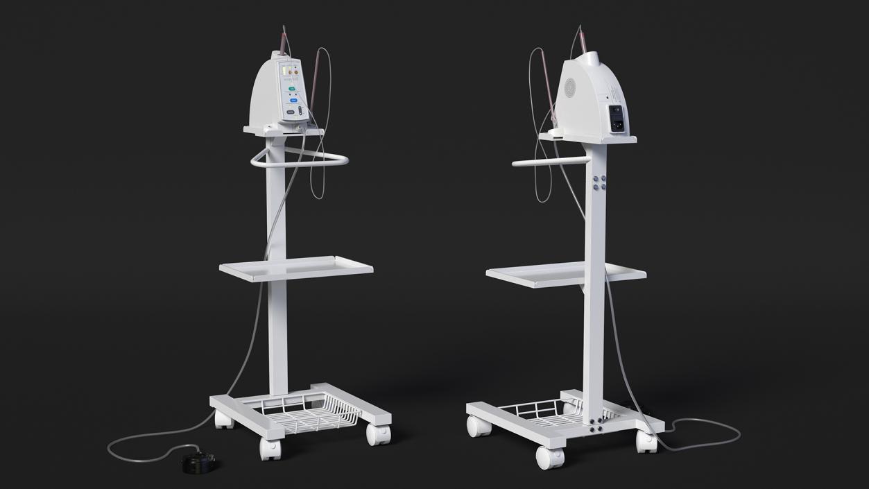 Dental Anesthesia System on Cart 3D