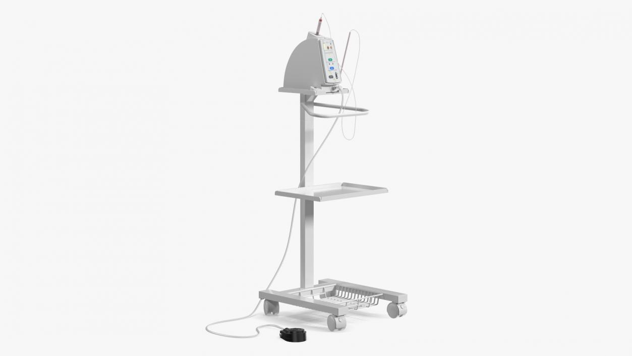 Dental Anesthesia System on Cart 3D