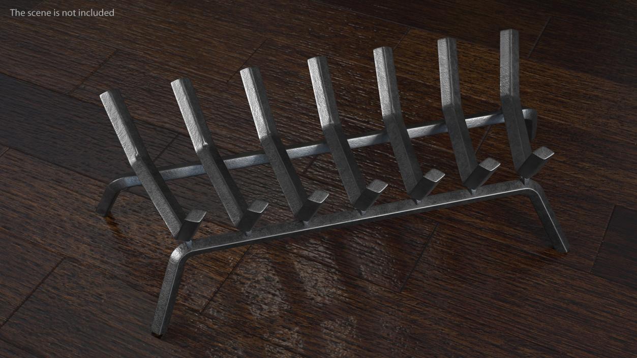 Cast Iron Fireplace Log Grate 3D model