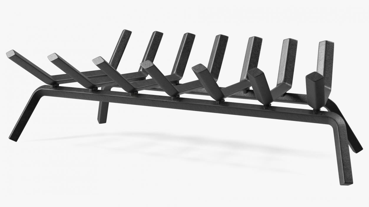 Cast Iron Fireplace Log Grate 3D model