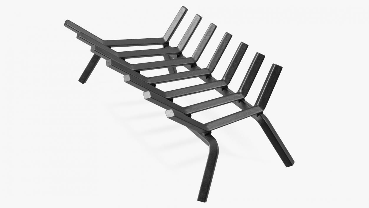 Cast Iron Fireplace Log Grate 3D model