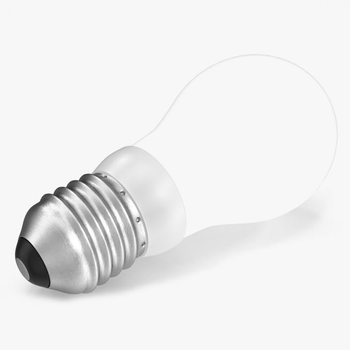 3D model Energy Saving LED Light Bulb Illuminated