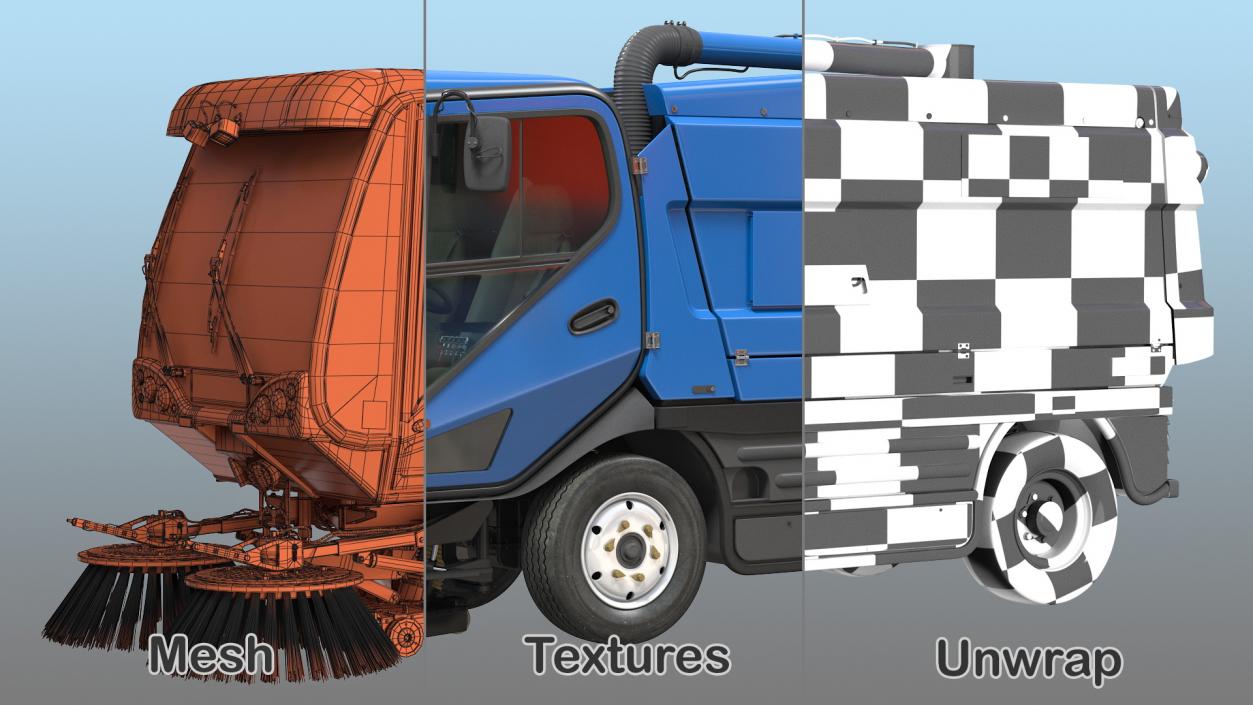 Road Sweepers Collection 3D model