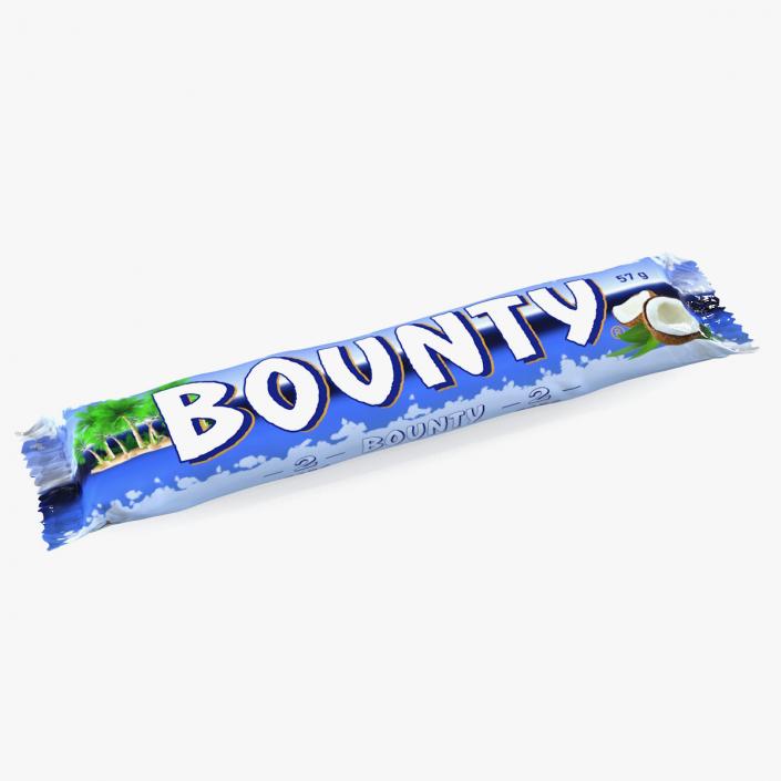 3D model Bounty Chocolate Bar