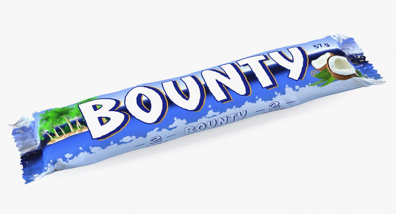 3D model Bounty Chocolate Bar