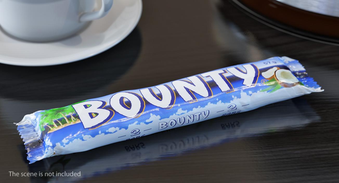 3D model Bounty Chocolate Bar