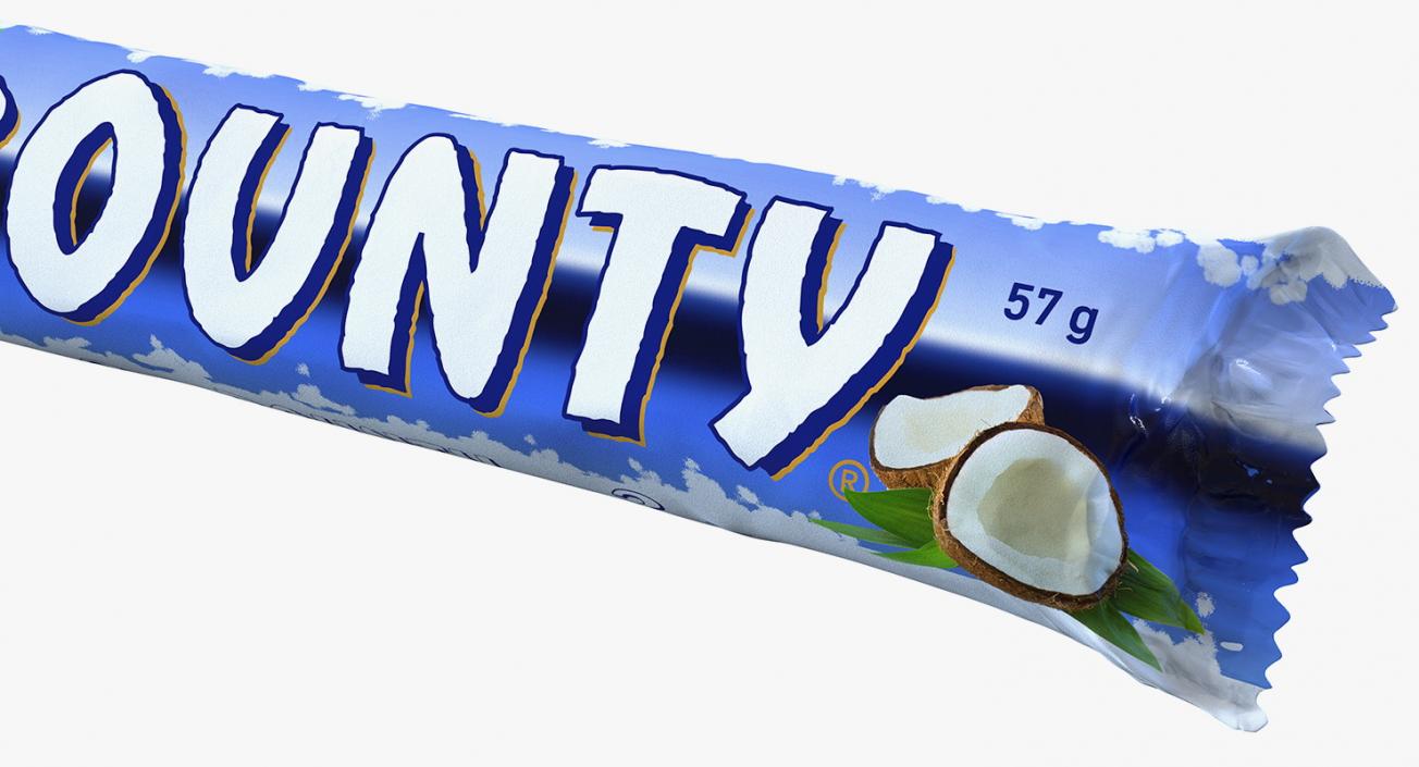 3D model Bounty Chocolate Bar