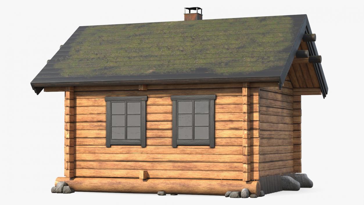 3D model Wooden Hunting House