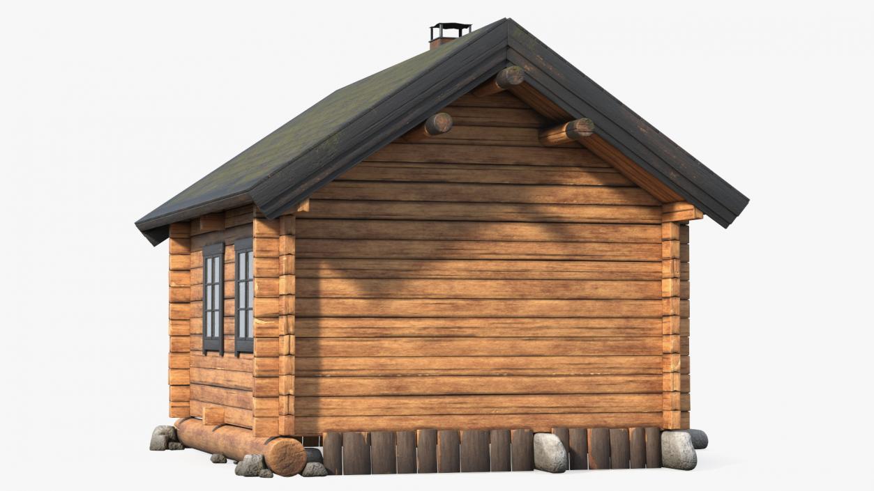 3D model Wooden Hunting House