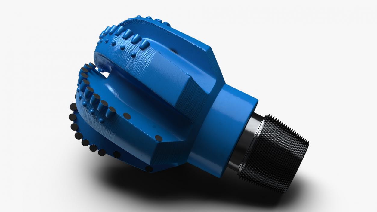 3D model Drilling Rig Bit PDC Blue