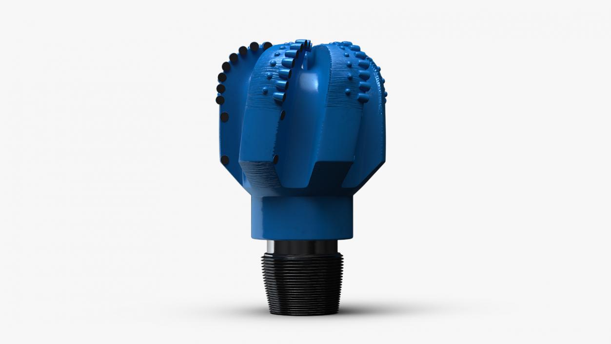 3D model Drilling Rig Bit PDC Blue