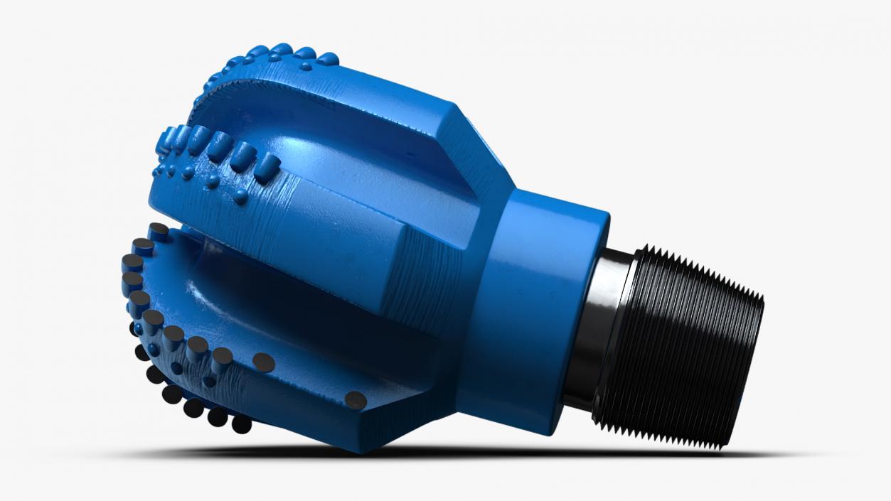 3D model Drilling Rig Bit PDC Blue