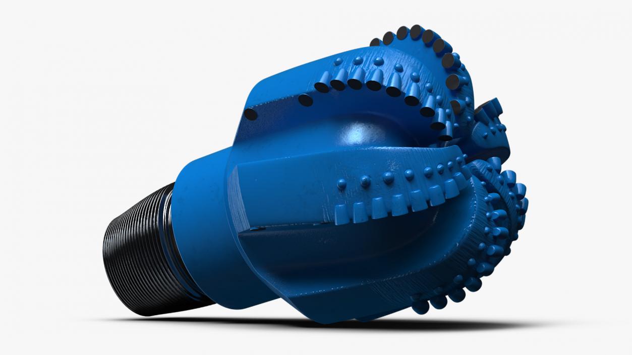 3D model Drilling Rig Bit PDC Blue