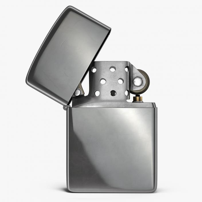 3D model Metal Lighter Rigged