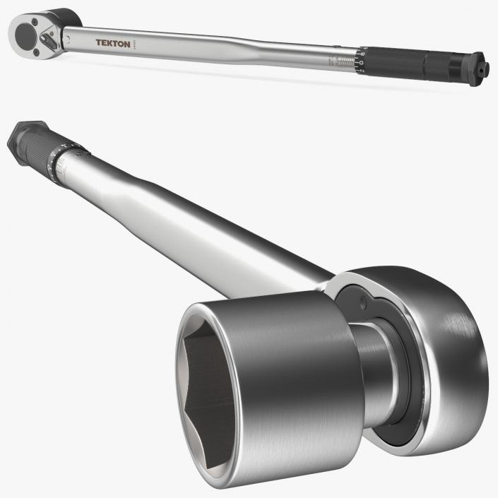 Tekton 20mm Drive Click Torque Wrench 3D