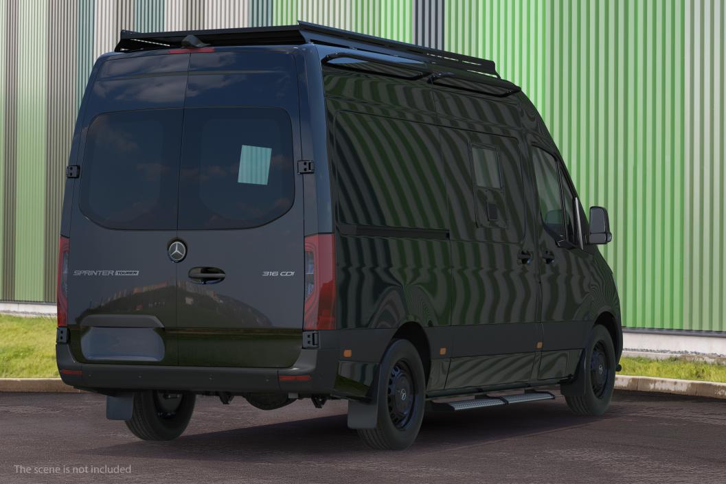 SWAT Van Bulletproof Mercedes 3D model