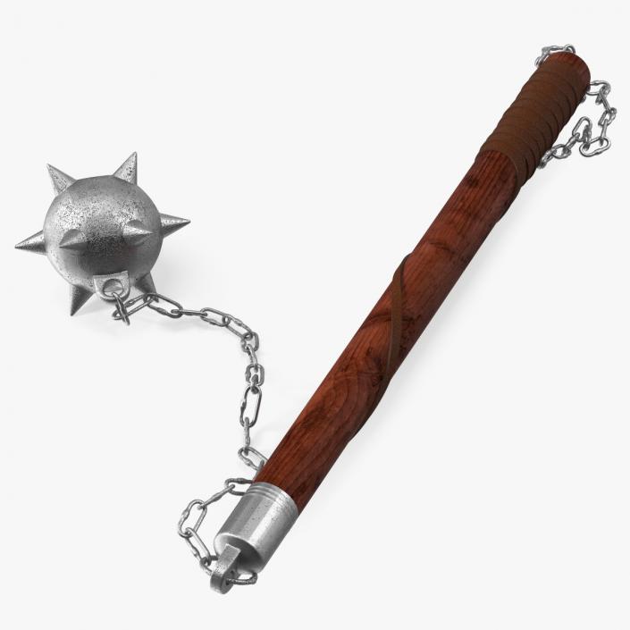 3D Single Ball Medieval Flail