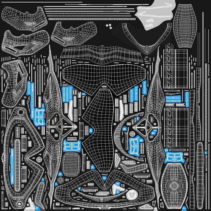 Dye i5 Pro Anti Fog Full Face Mask 3D model